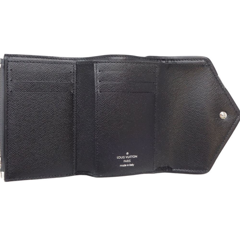 LOUIS VUITTON Tri-fold Wallet M81859 Portefeuille Victorine Monogram Denim Gray - Picture 5 of 10